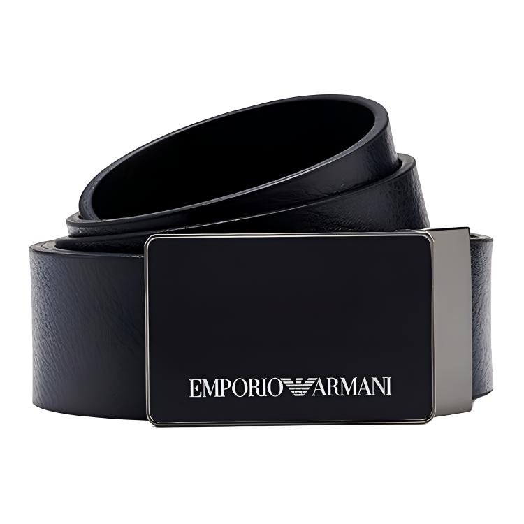 

Ремень с гравировкой логотипа и пряжкой EMPORIO ARMANI
