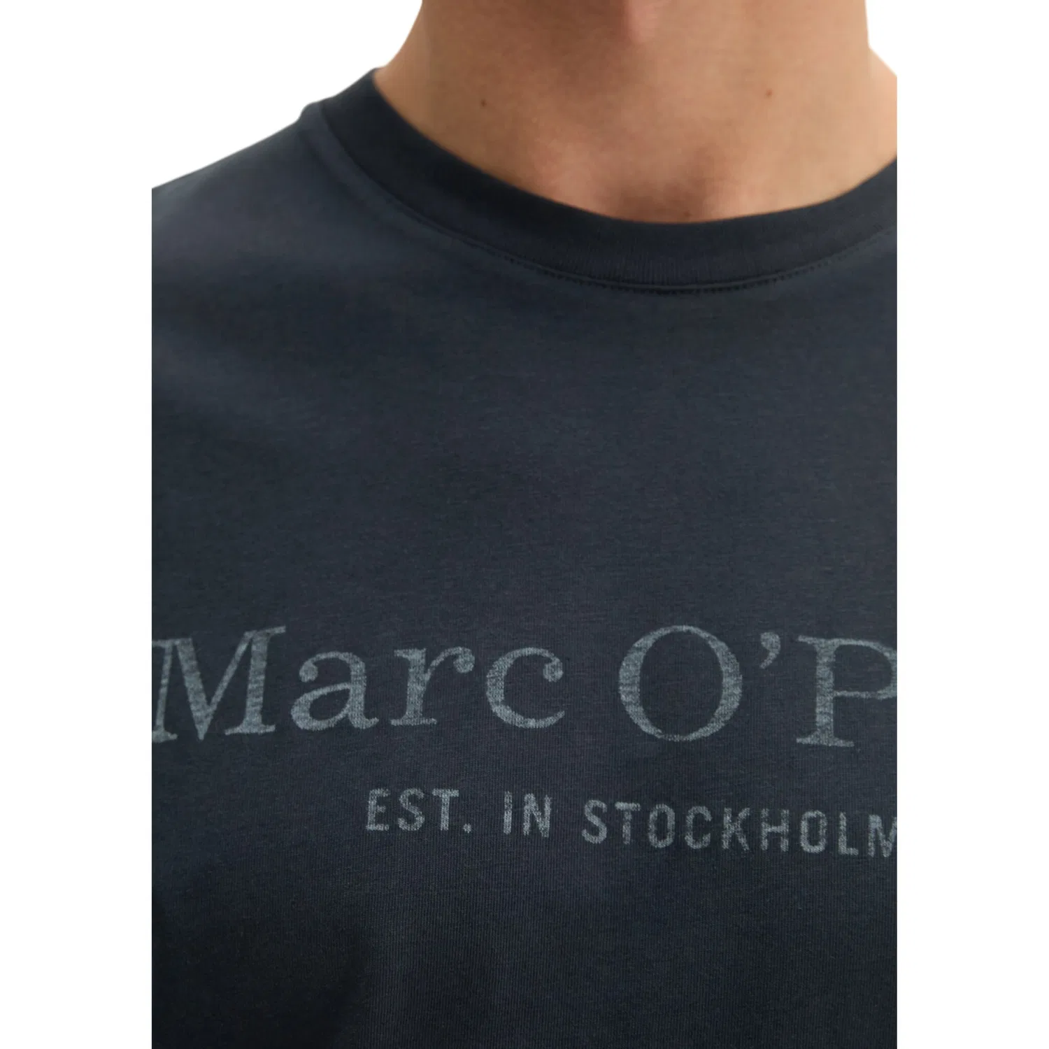 Детская лого-футболка из органического хлопка Marc O'Polo, Dark Navy — фото 4