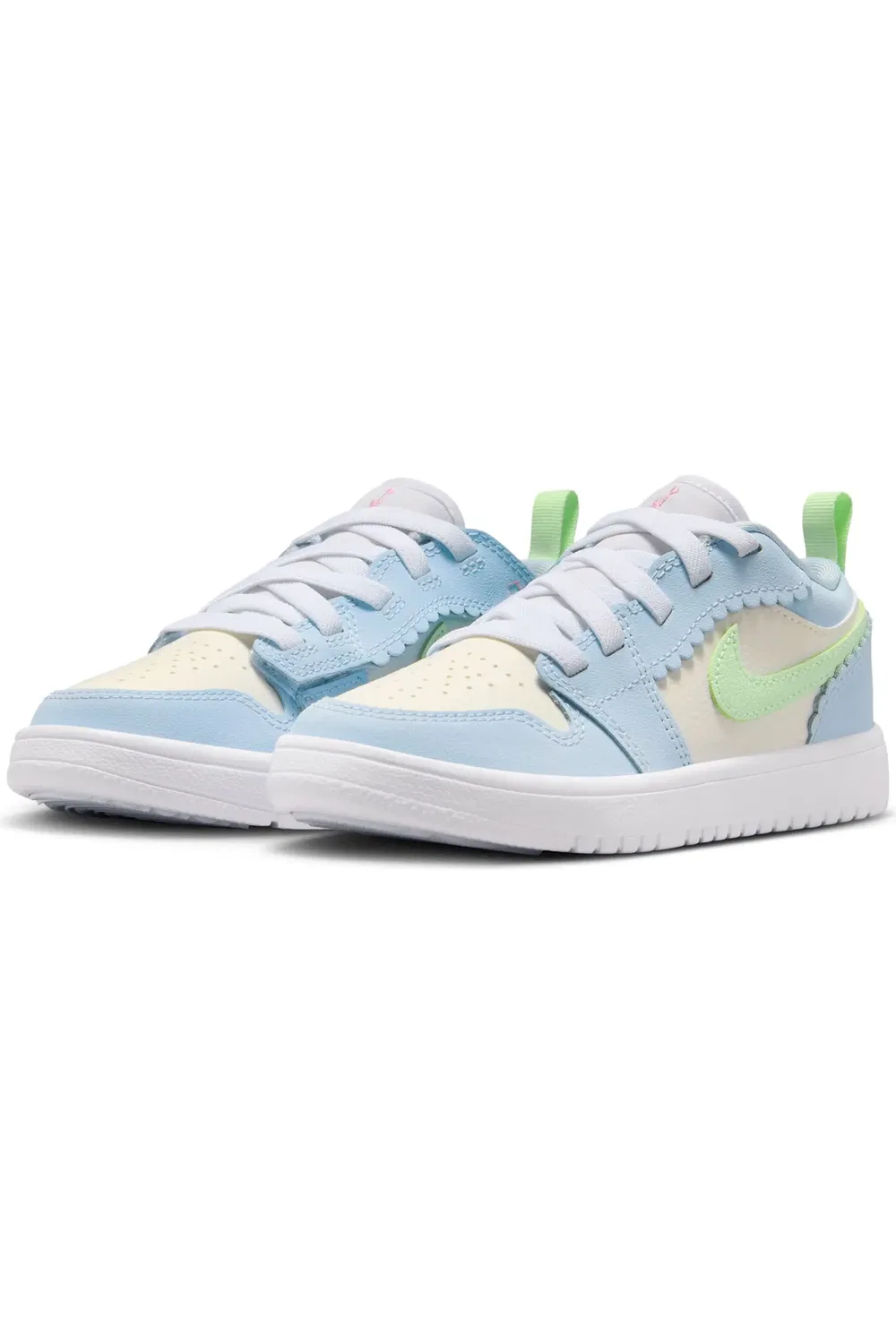 Кроссовки детские баскетбольные Air Jordan 1 Low Alt Jordan, Half Blue/Vapor Green/Sail — фото 2