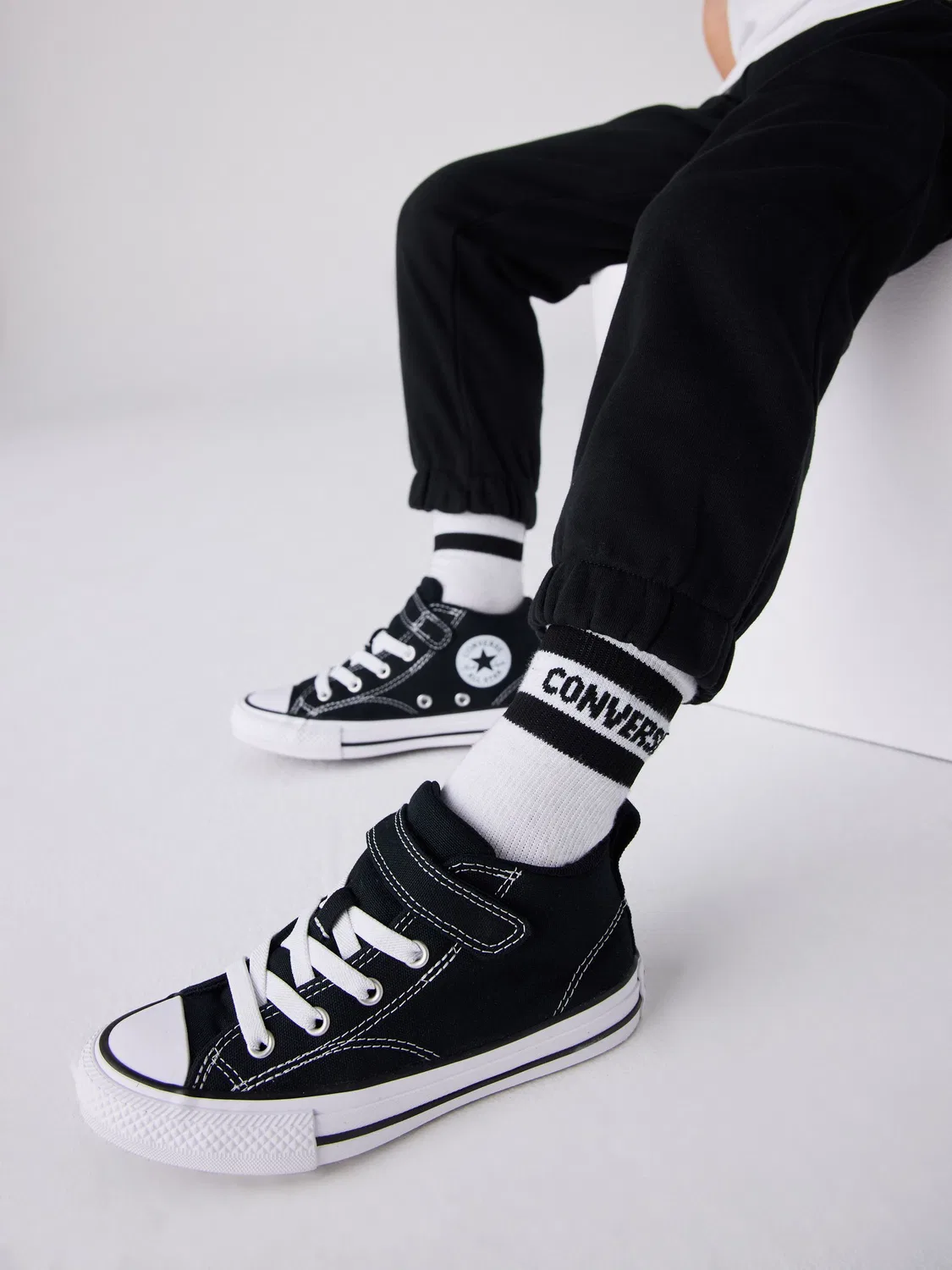 Кроссовки высокие Converse Malden Street, черный — фото 3