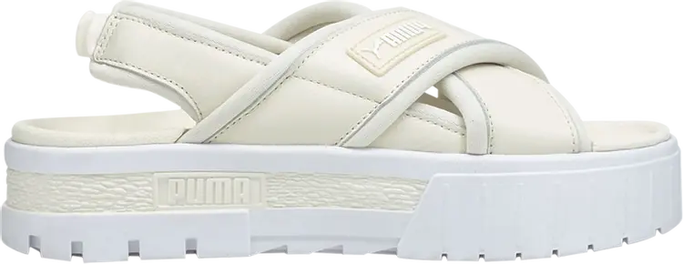 Сандалии Puma Wmns Mayze Sandal Pristine White, белый