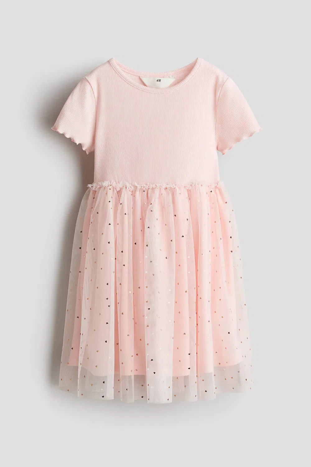 Платье с юбкой из тюля H&M, Hellrosa/Herzen