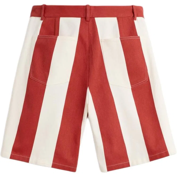Мужские шорты Casual с принтом, ZARA, White/Red — фото 3