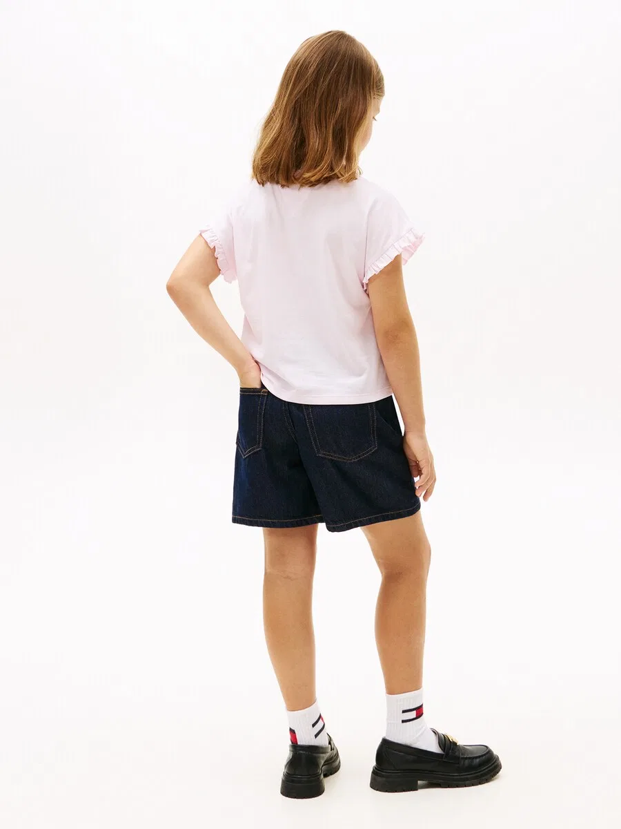 Детская футболка 'ESSENTIAL' в розовом цвете Tommy Hilfiger Kids — фото 3