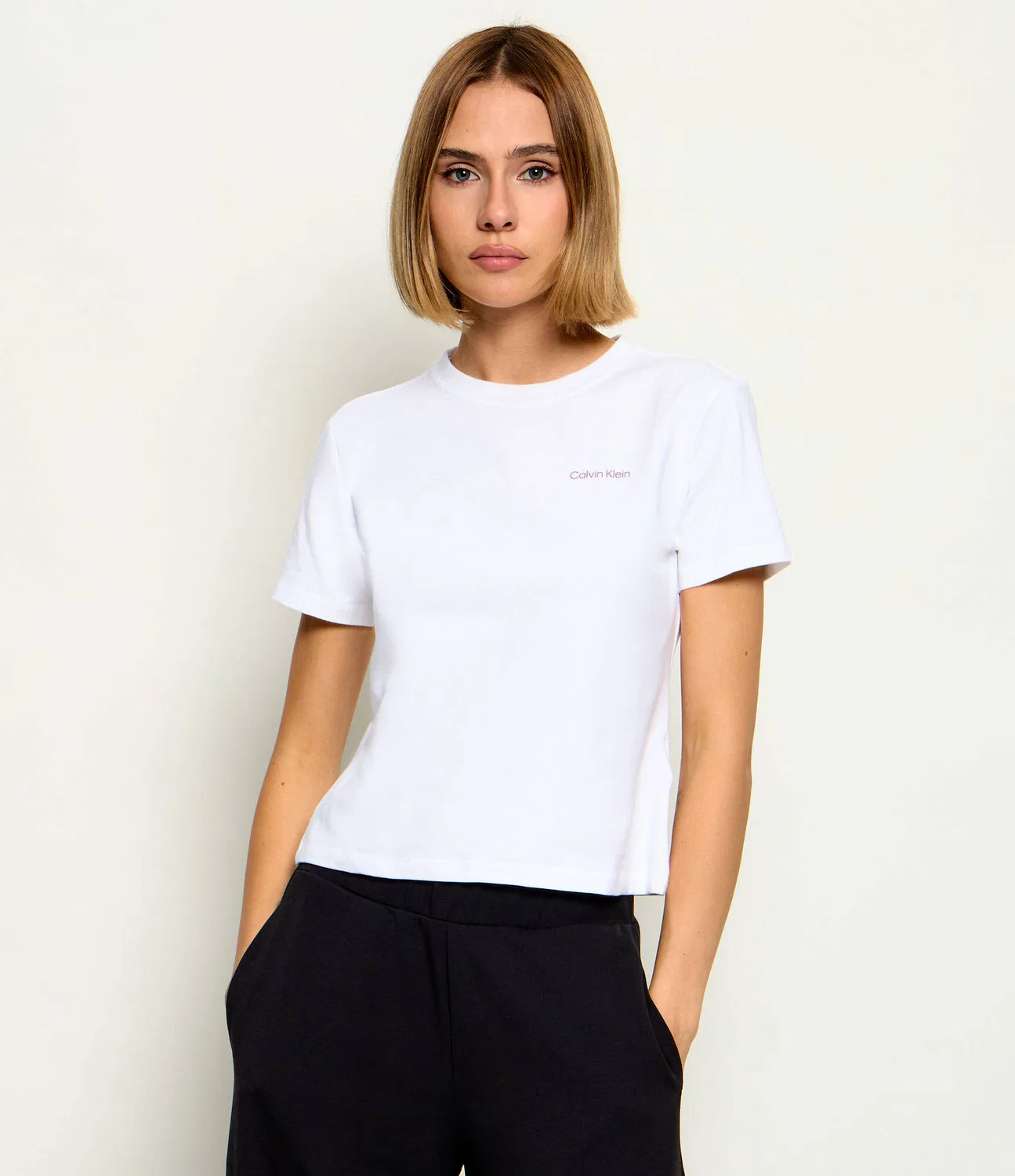 Футболка с длинным рукавом Calvin Klein, Bianco