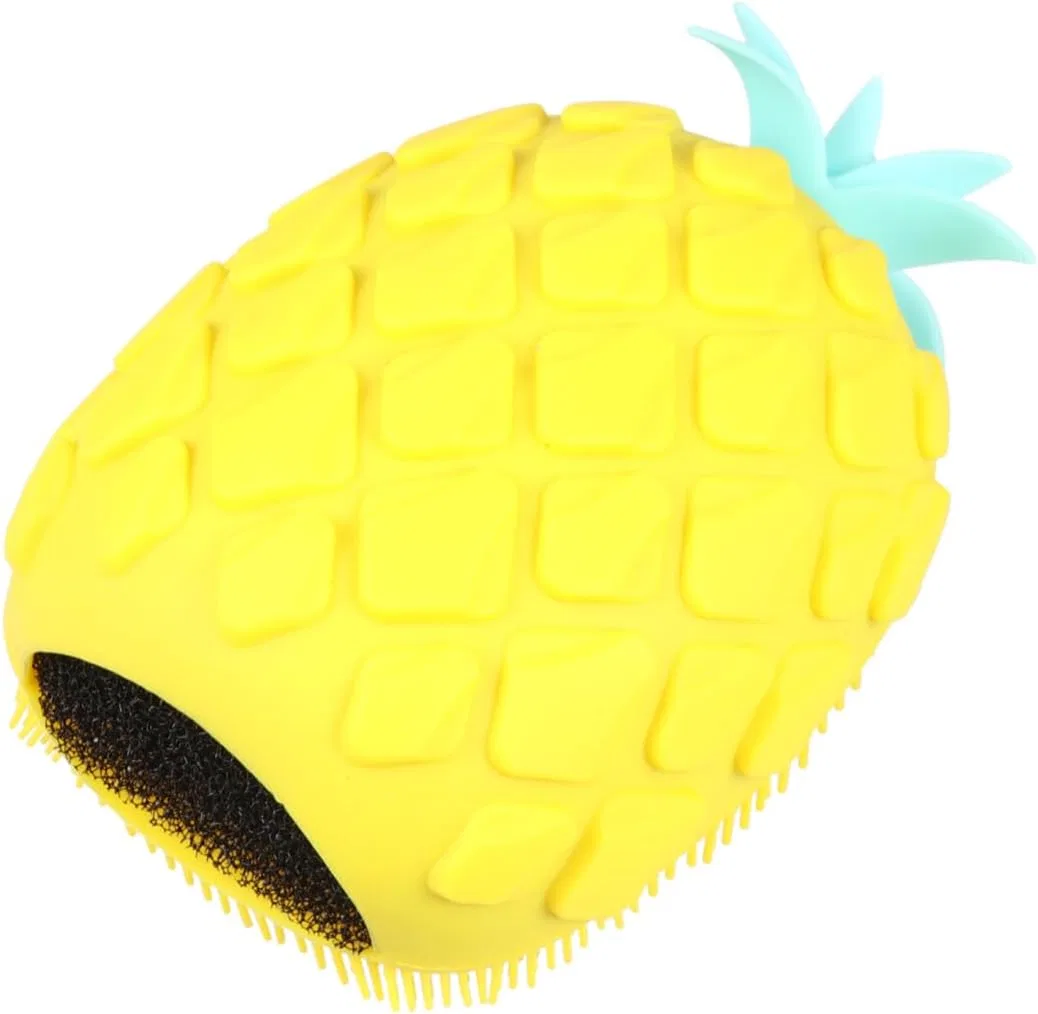 Щетка для душа Silicone Shower Brush, minkissy, Желтый