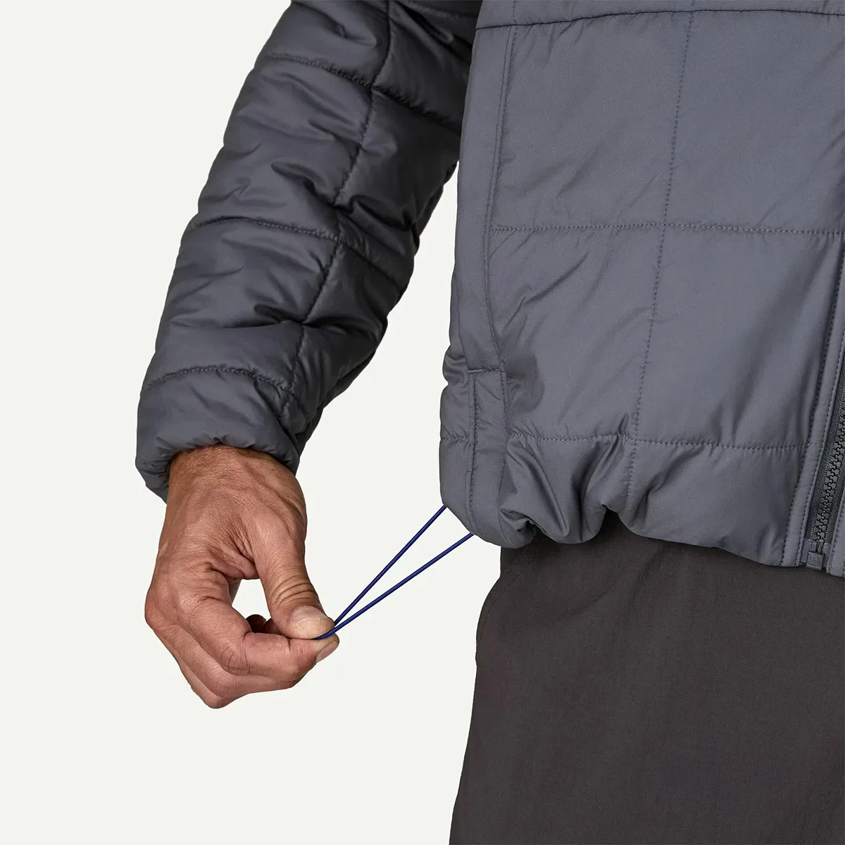 Мужская куртка с утеплителем Light Gust Jacket Patagonia, Smolder Blue — фото 2