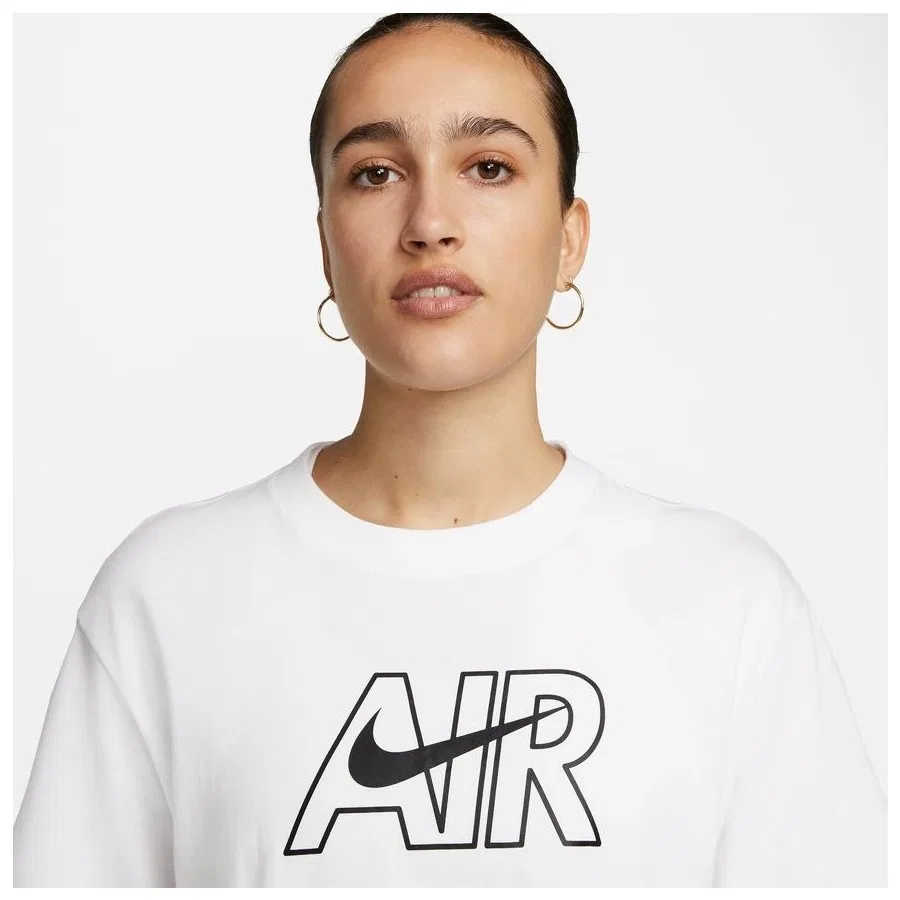 Женская футболка с принтом Nike Air, Nike, Белый — фото 4