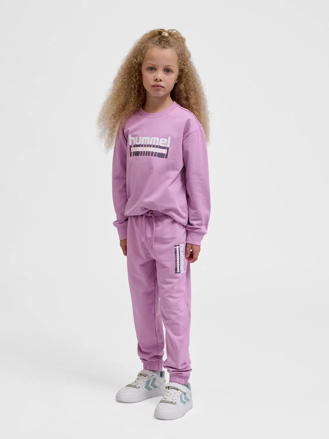 Детские брюки с регулируемой талией Hmltukas Hummel, Fliederrosa — фото 3