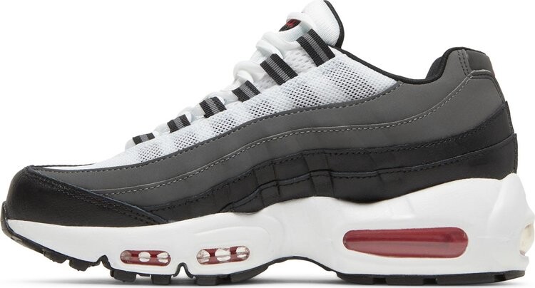 Кроссовки Nike Air Max 95 Recraft GS 'Iron Grey University Red', серый — фото 4