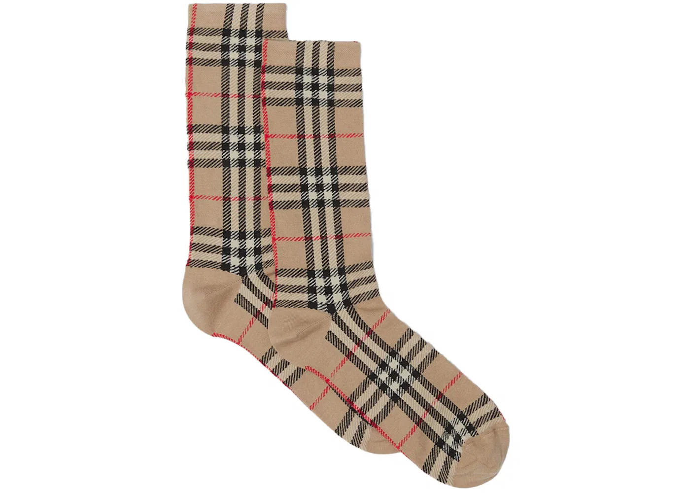 Мужские носки с принтом Socks Burberry, Archive Beige
