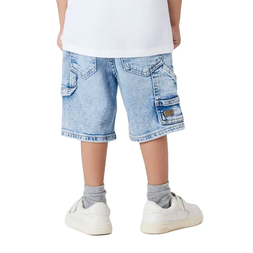Шорты джинсовые Loose Fit Ben 8620 Name It, синий — фото 2