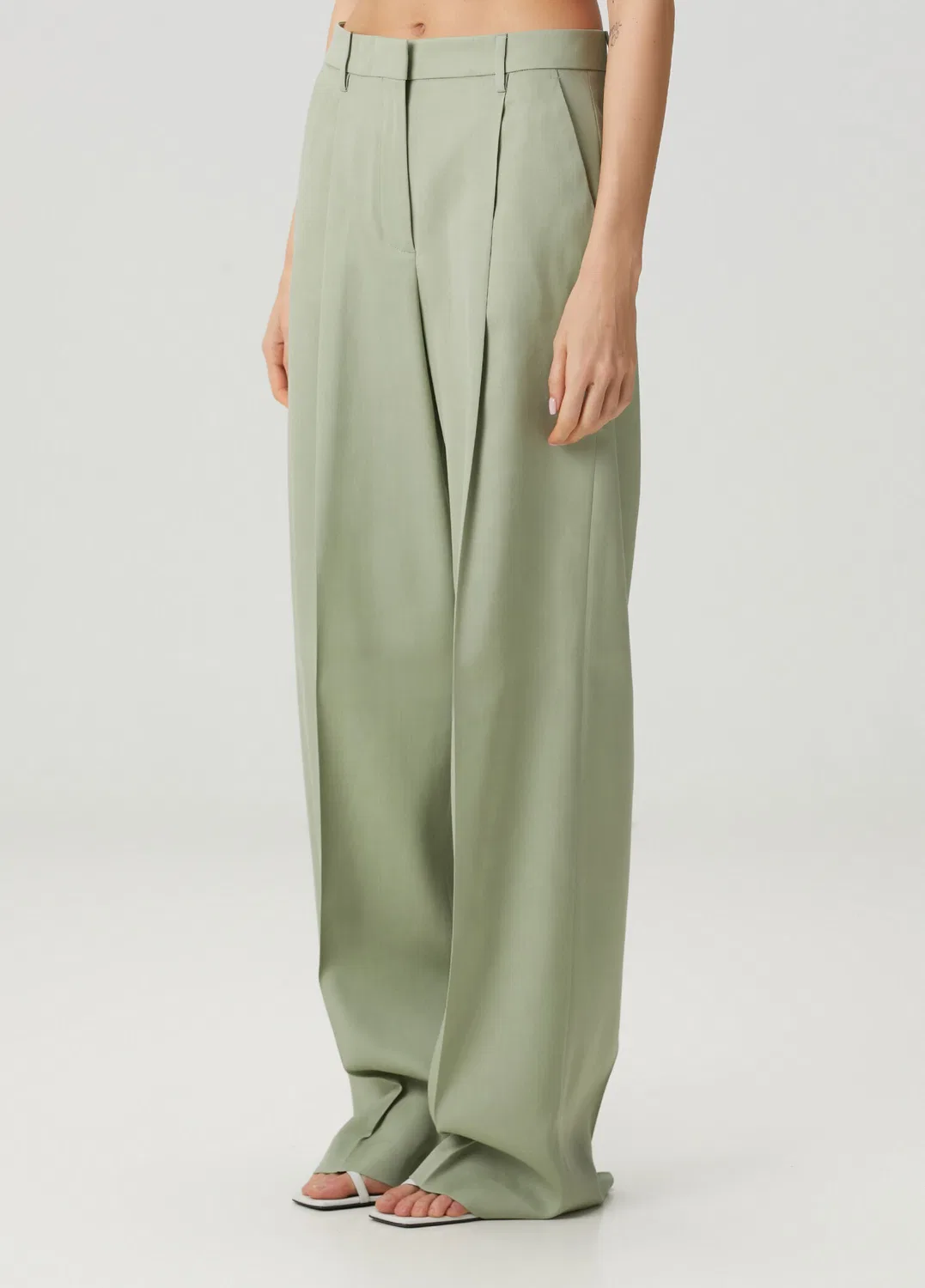 Брюки Relaxed Fit Golden Goose, Su Yeşili — фото 3