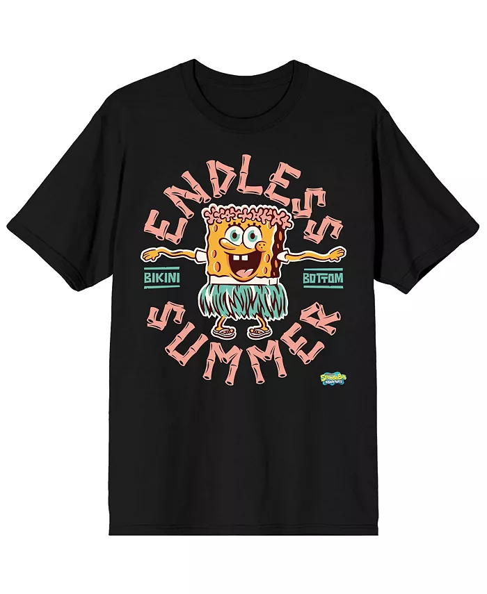 

Футболка Big & Tall The Hula Dancing Endless Summer - 4XL SpongeBob SquarePants, мультиколор
