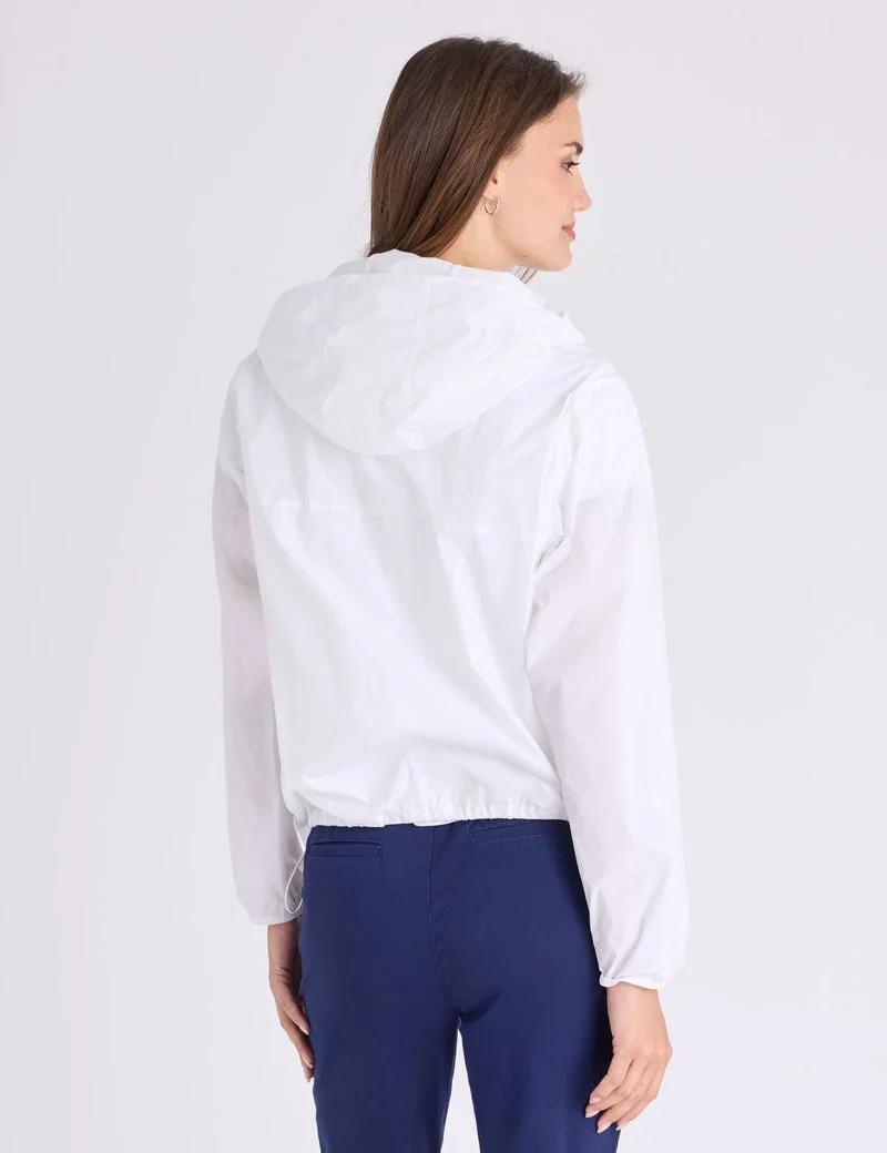 Женская куртка U.S. Polo Assn. Signature Stripe Hooded, белый — фото 2
