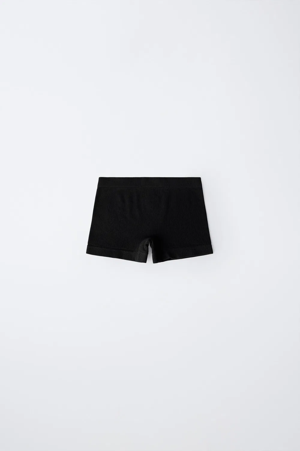 8-14 лет / Комплект из 3 бесшовных кюлотов ZARA, Black/White — фото 4