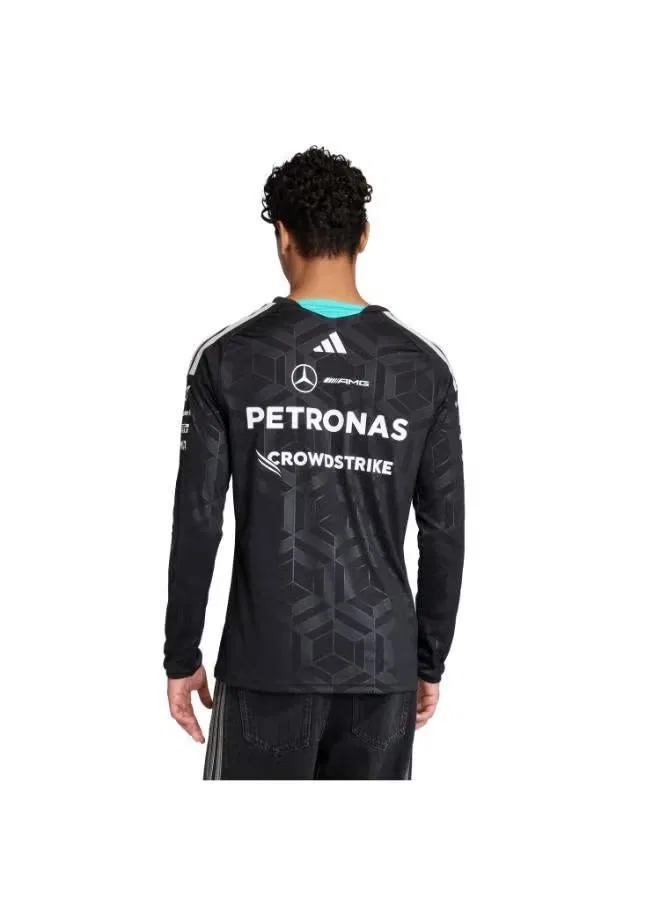 Лонгслив с длинным рукавом Mercedes - AMG Petronas Formula 1 Team Driver Jersey Adidas, черный — фото 2