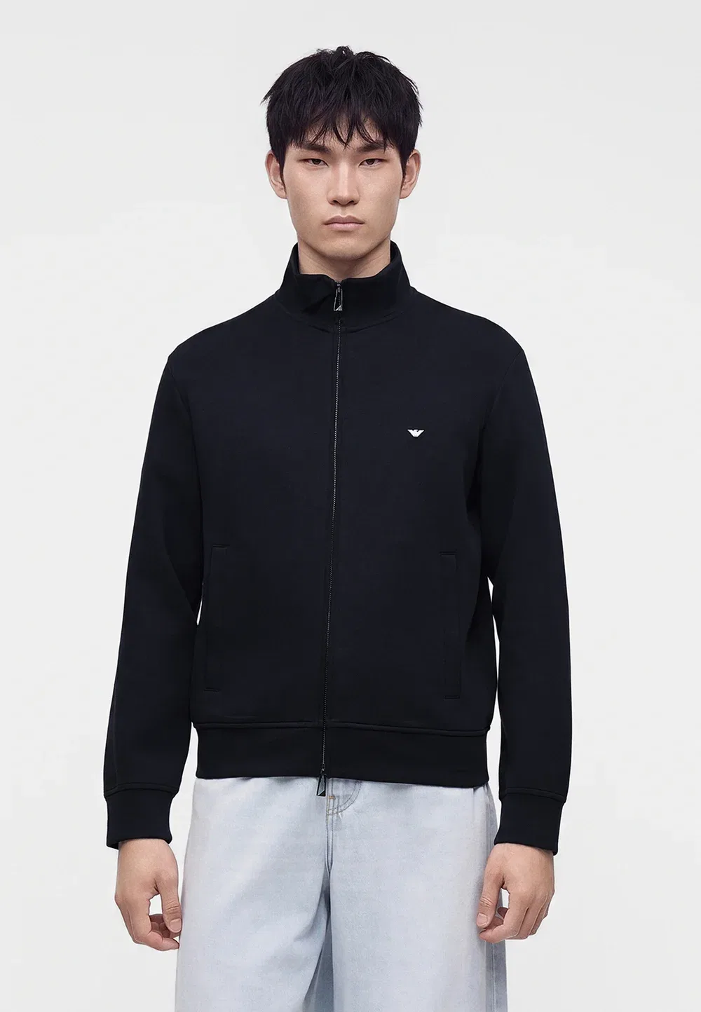 Толстовка на молнии Emporio Armani, Iconico Blu Navy