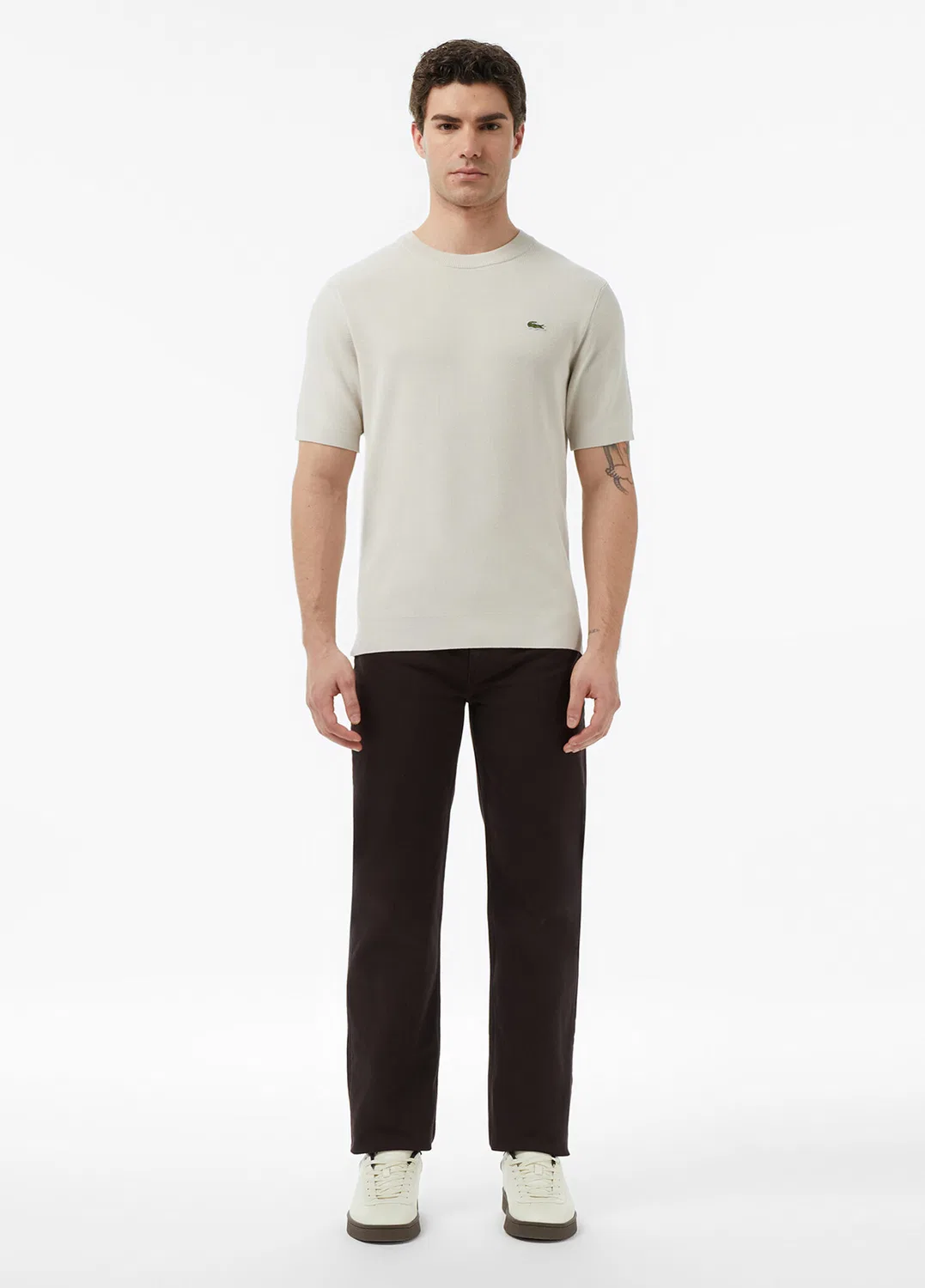 Джинсы Straight Fit Lacoste, коричневый