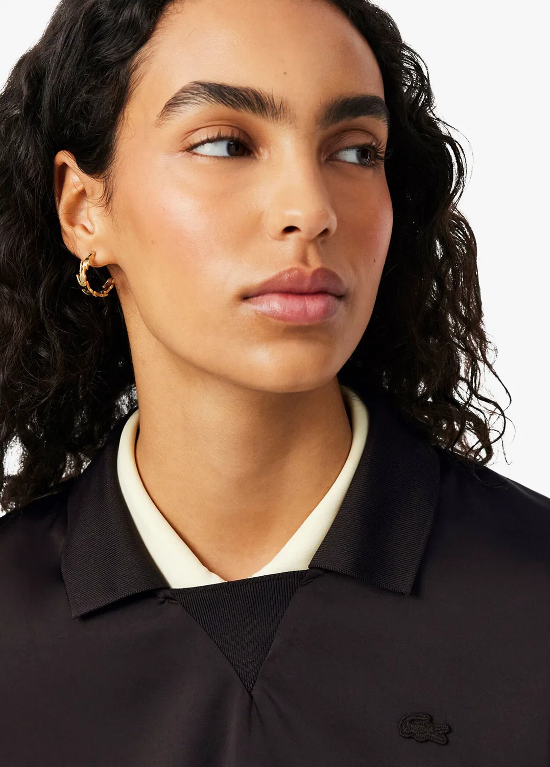 Поло Lacoste Relaxed Fit, коричневое — фото 3
