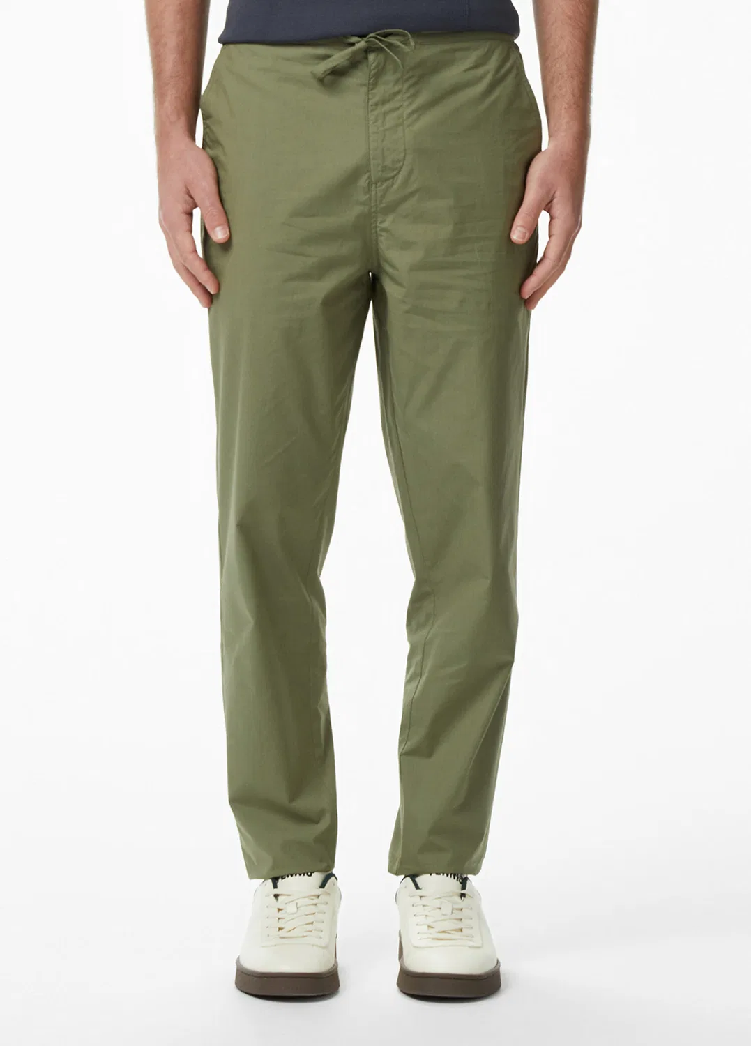 Брюки Regular Fit Lacoste, haki — фото 2