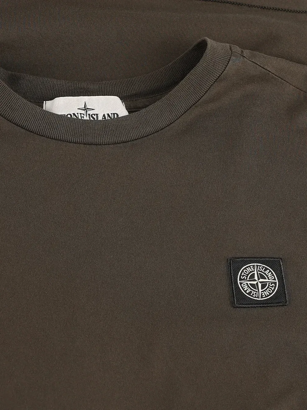 Футболка с короткими рукавами и нашивкой-логотипом Stone Island, зеленый — фото 3