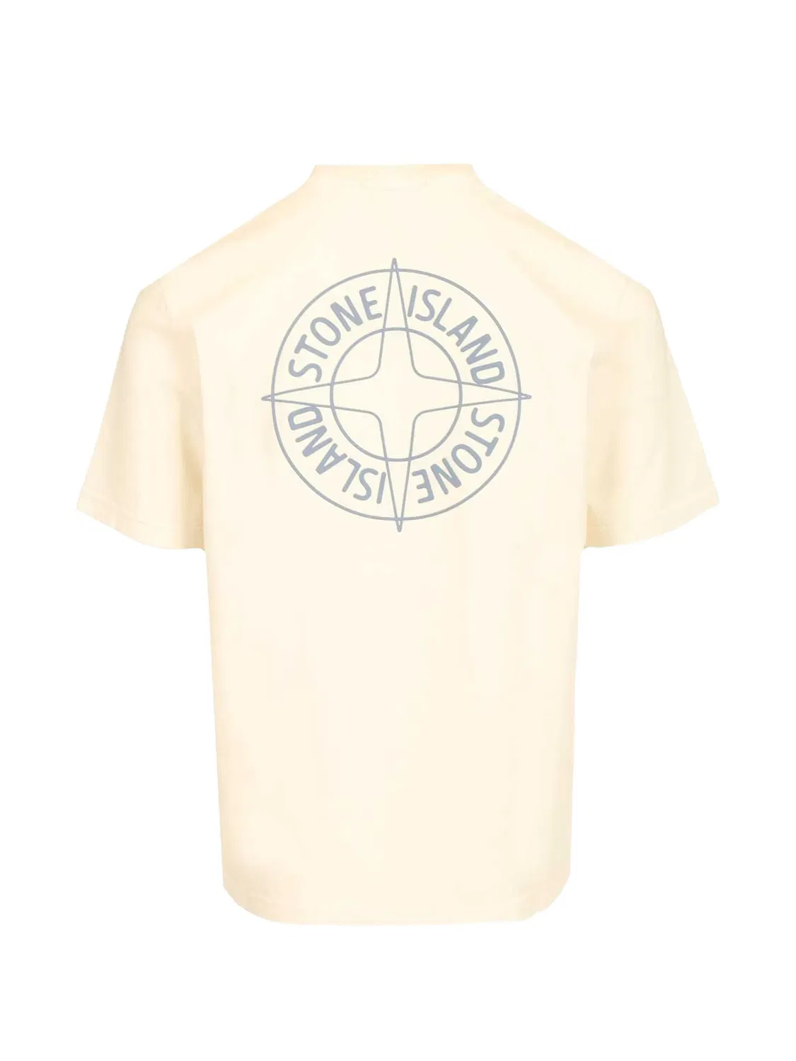 Футболка с логотипом из хлопка Stone Island, нейтральный — фото 2