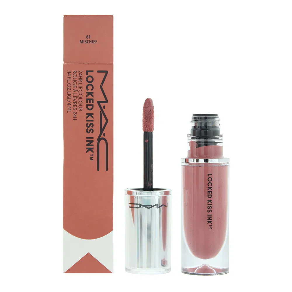 Жидкая помада Locked Kiss Ink Lip Colour MAC, 61 Mischief