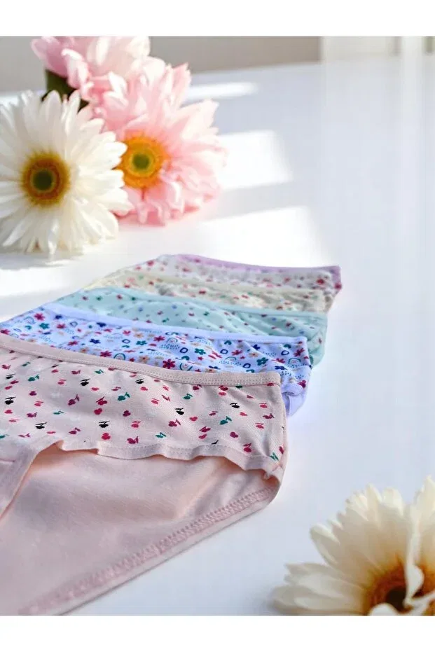 Детский комплект трусов для девочек с принтом 6 pack Kossiga, Mixed Color — фото 4