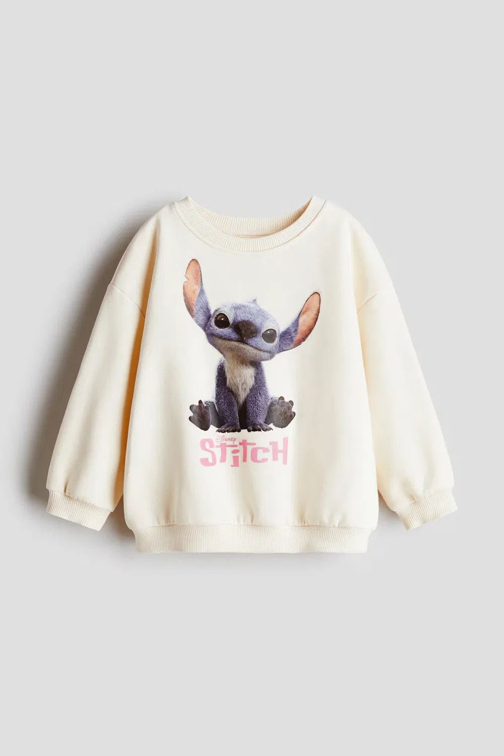 Толстовка с принтом H&M, Hellbeige/Lilo & Stitch — фото 3