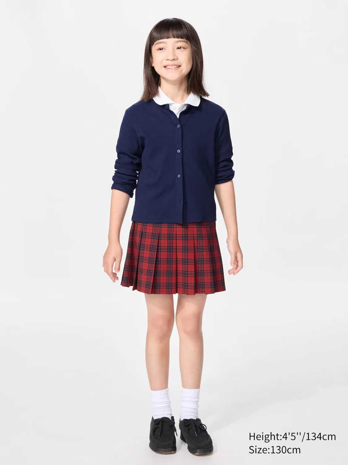 Шорты Uniqlo, мини, для девочек, красный