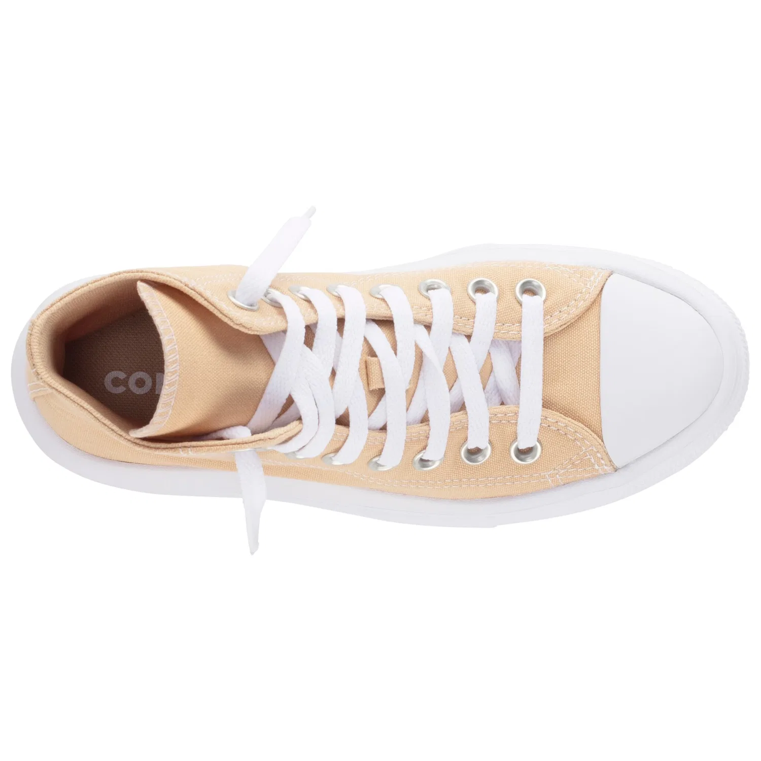 Детские кеды на платформе Chuck Taylor All Star Move Converse, Coastal Dune/White — фото 4