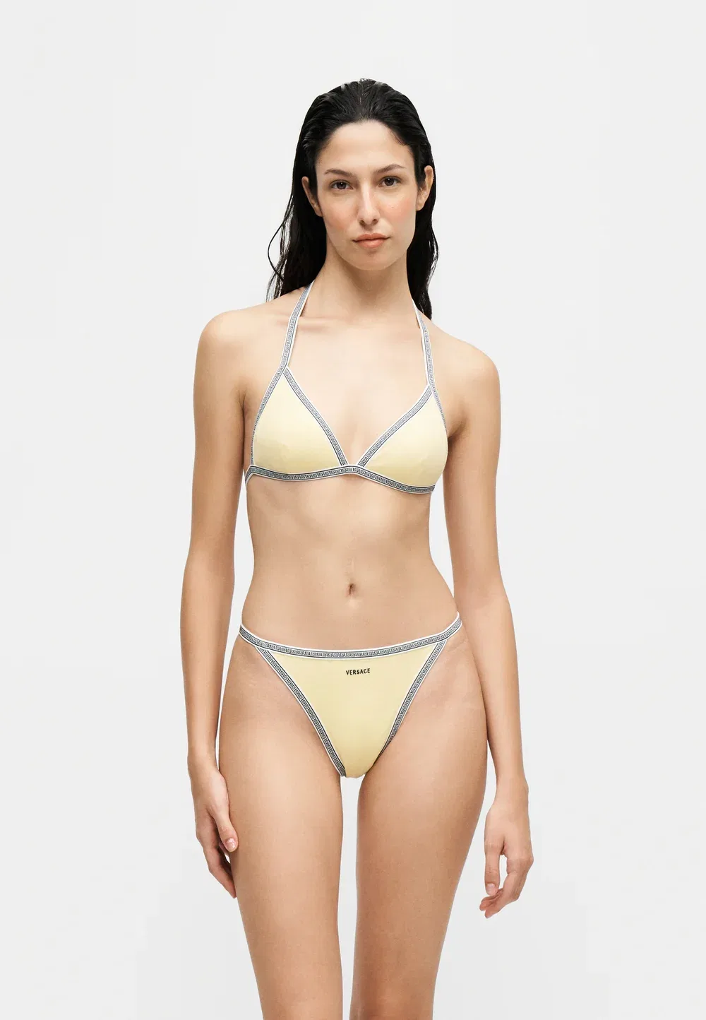 Wim bottom responsible greca - bikini bottoms Versace, Butter Yellow