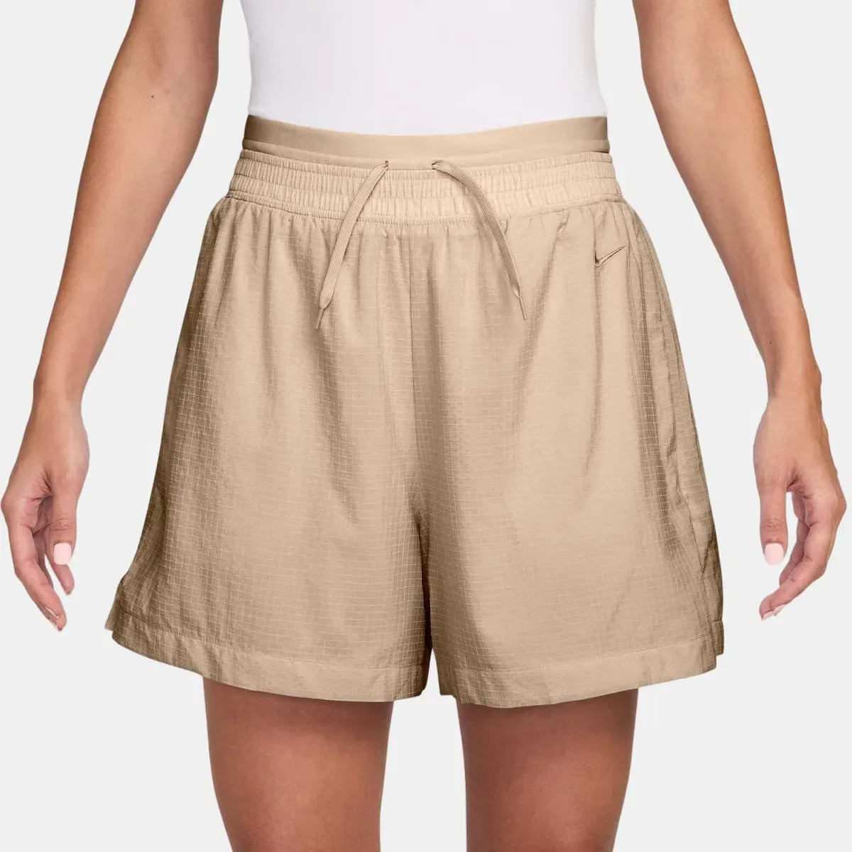 Женские шорты для спорта с двойным поясом Double Waistband Short Nike, Marrón