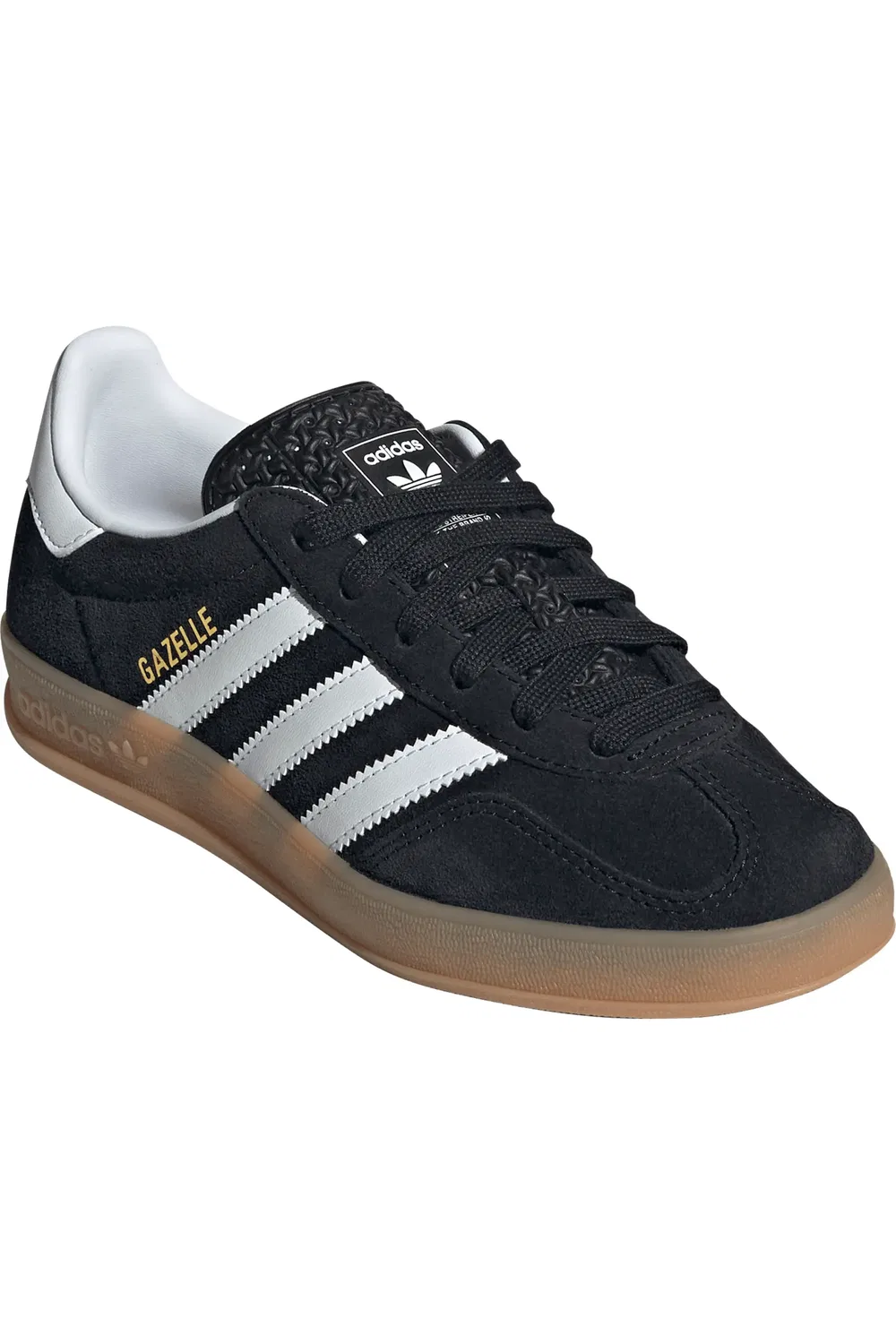 Детские кеды низкие Gazelle Indoor adidas, Black/White/Gum