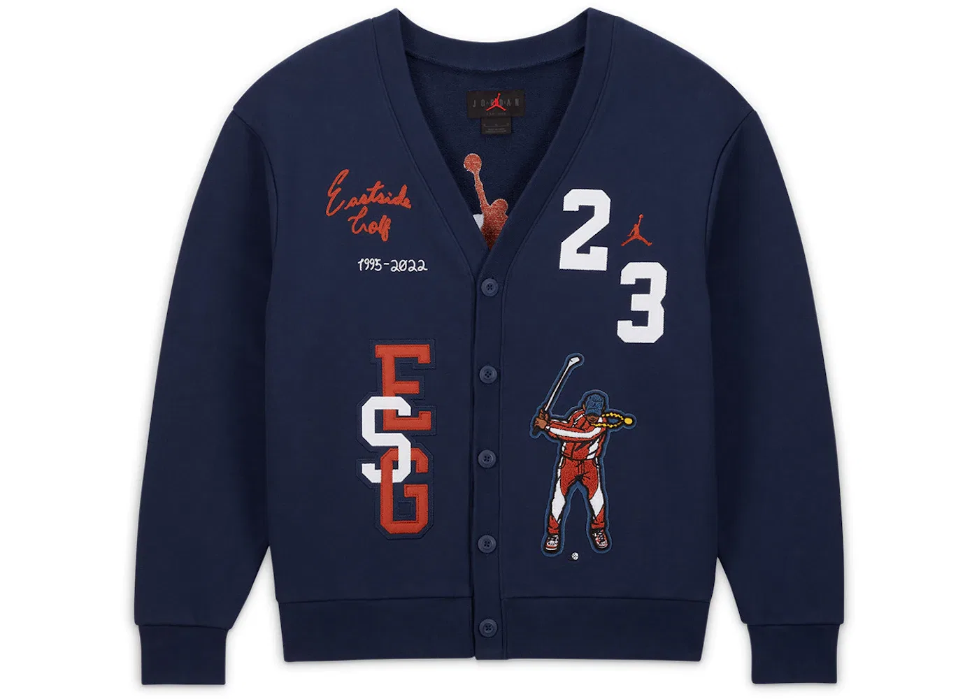 Мужской свитер модель Cardigan Jordan, Navy