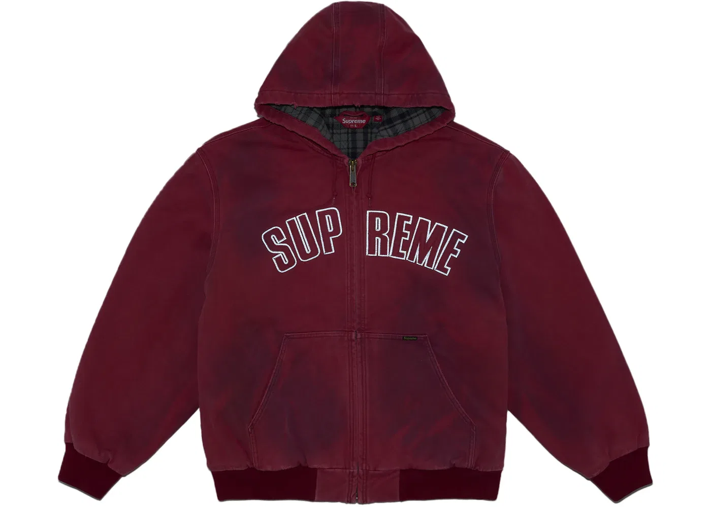 Мужская куртка с капюшоном и светоотражающими элементами Reflective Arc Hooded Work Jacket Supreme, Red — фото 2