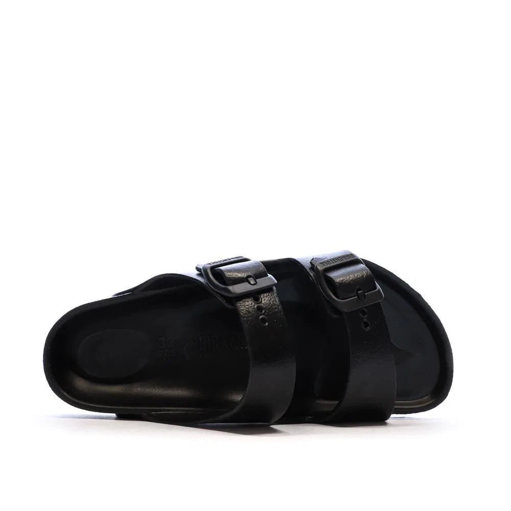 Детские сандалии с анатомической стелькой Arizona Birkenstock, Schwarz — фото 4