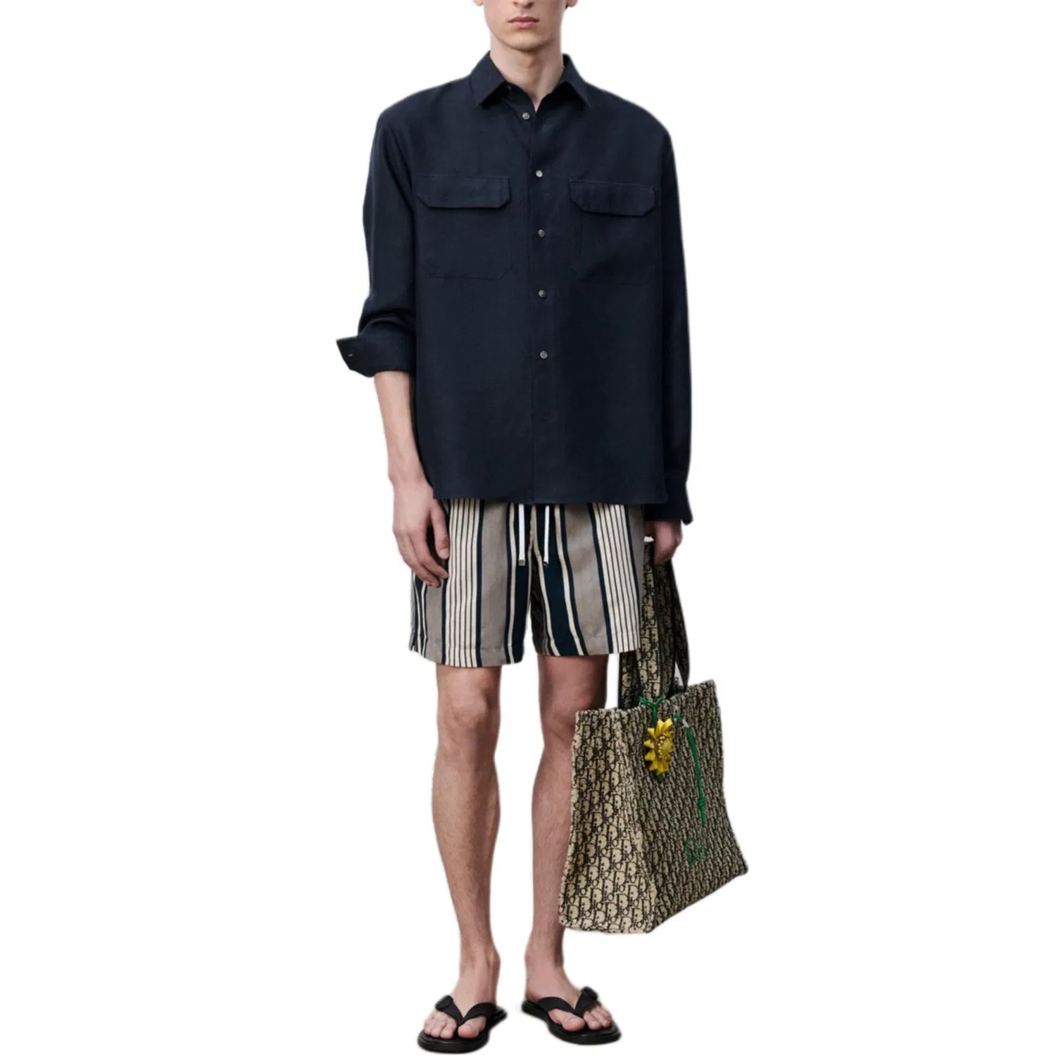 Рубашка классическая SS26, DIOR, Marine Blue — фото 4