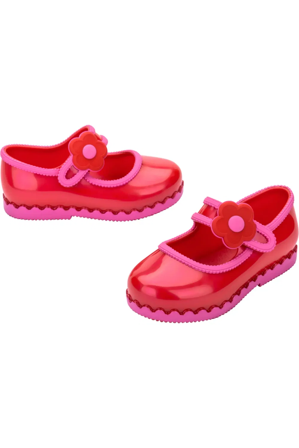 Детские туфли Мэри Джейн с фруктовым ароматом Hip Ballerina Mini Melissa, красный — фото 3