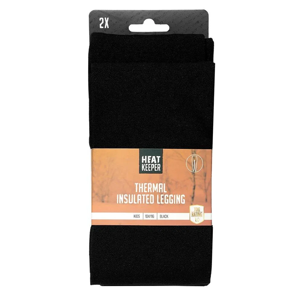 Детские термо-леггинсы с принтом Heat Keeper Basic 2er-pack Schwarz — фото 4