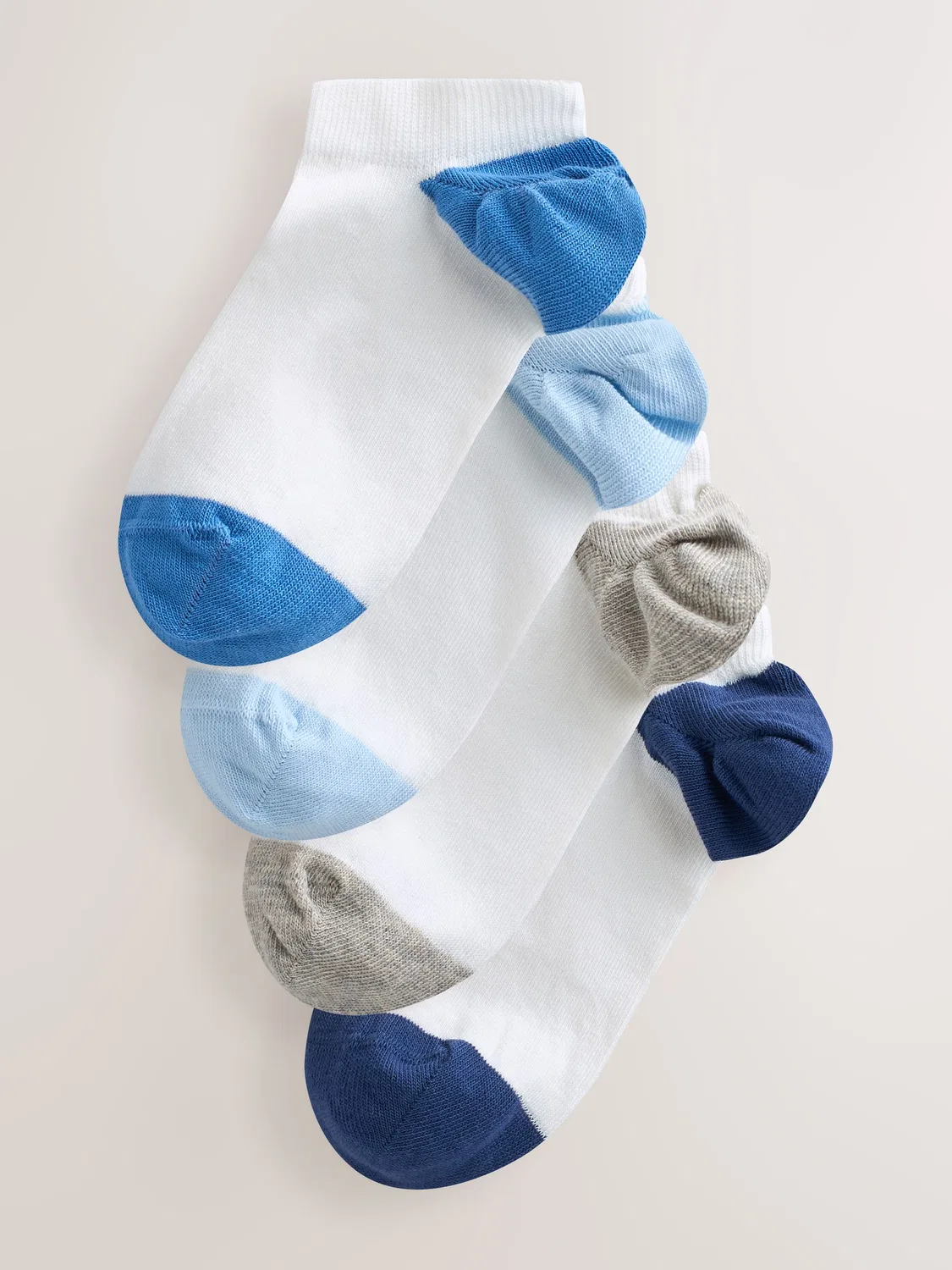 Носки спортивные Heel & Toe Detail Next, бело-синие