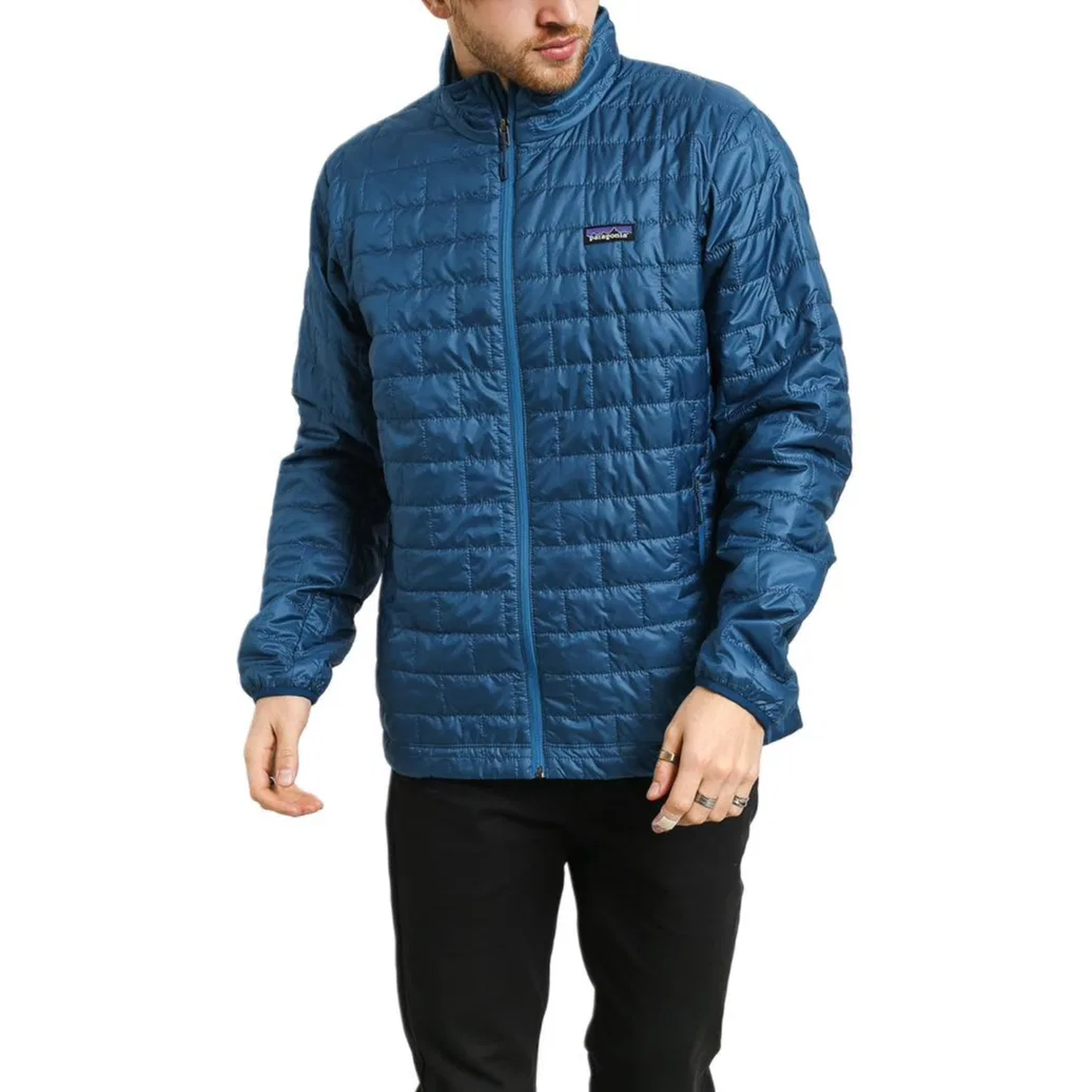 Мужская куртка-пуховик Patagonia Nano Puff, Big Sur/Balkan Blue