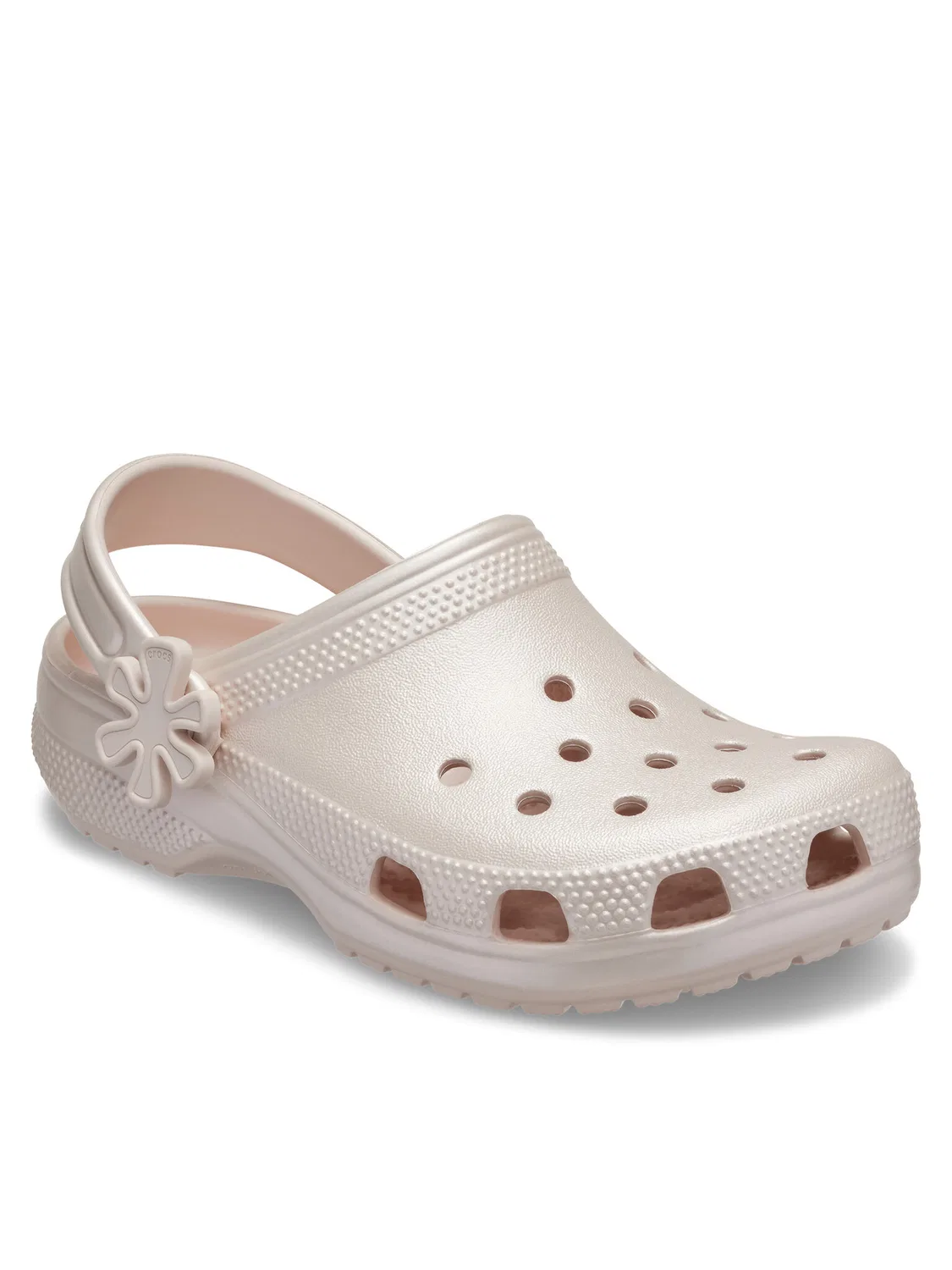 Шлепанцы для девочки Classic Pearl Shine Clog Crocs, розовый — фото 2