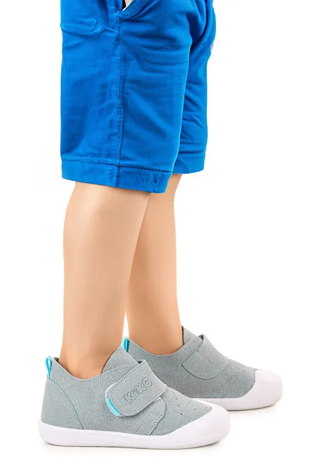 Детские повседневные туфли для мальчиков на липучке Kiko Kids, Baby Blue — фото 3