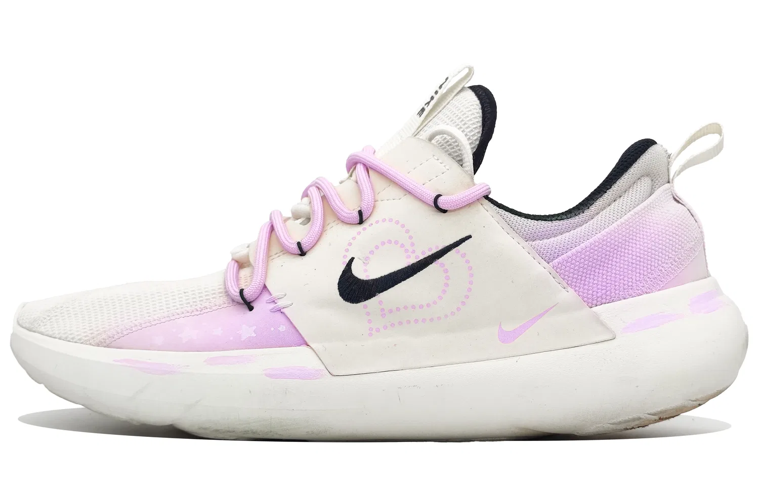 Кроссовки повседневные Nike E Series AD лавандовые — фото 3