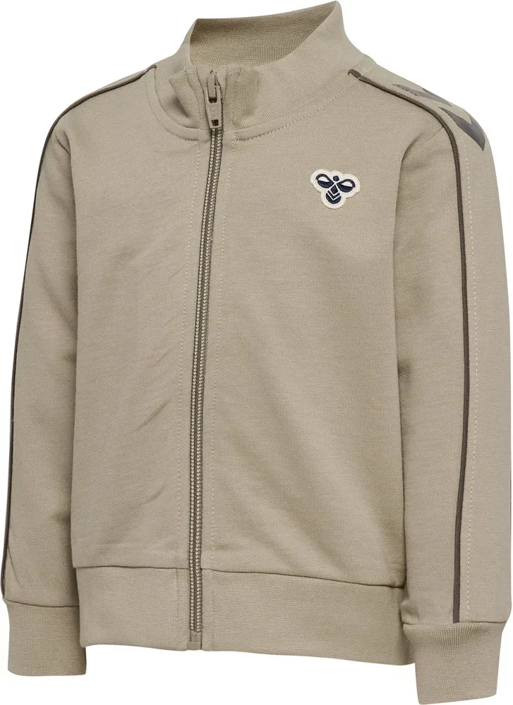 Спортивный костюм детский с логотипом Hmlmini CO Reg Track Suit Hummel, хаки — фото 2