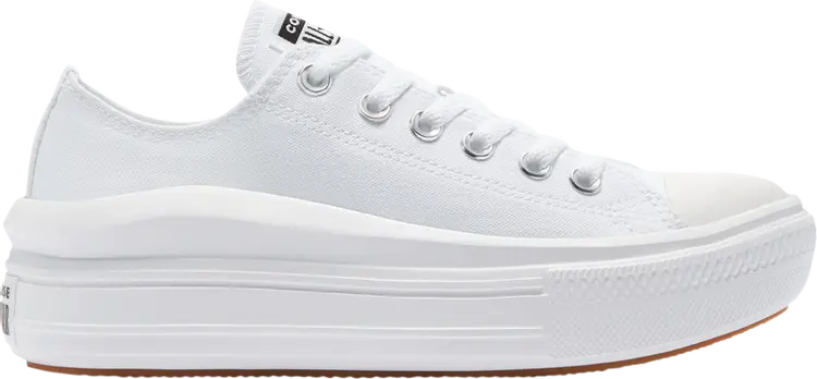 Кроссовки Converse Wmns Chuck Taylor All Star Move Low White, белый