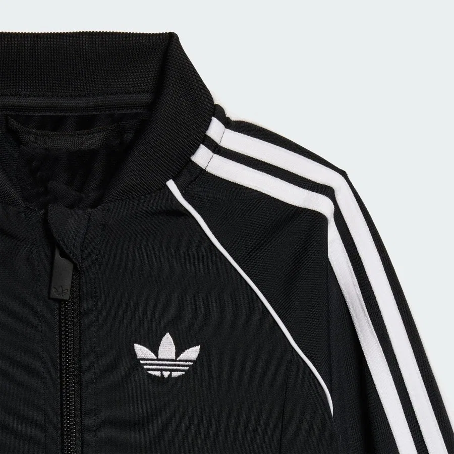 Спортивный костюм с молнией и принтом Trefoil adidas Originals KD1029 Sst Tracksuit, Черный