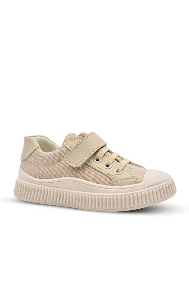 Детские туфли на липучке Brooklyn leather Kids A More, Beige
